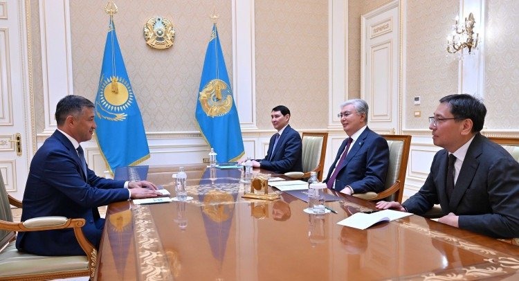 Президент Касым‐Жомарт Токаев принял основателя группы компаний Orbis Kazakhstan Фарруха Махмудова